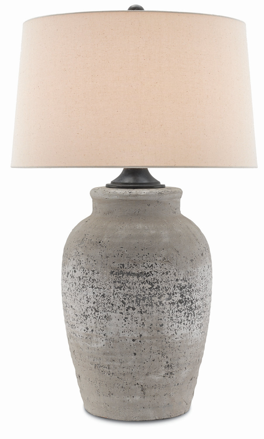 Currey and Company - 6000-0149 - One Light Table Lamp - Quest - Rustic Gray/Aged Black