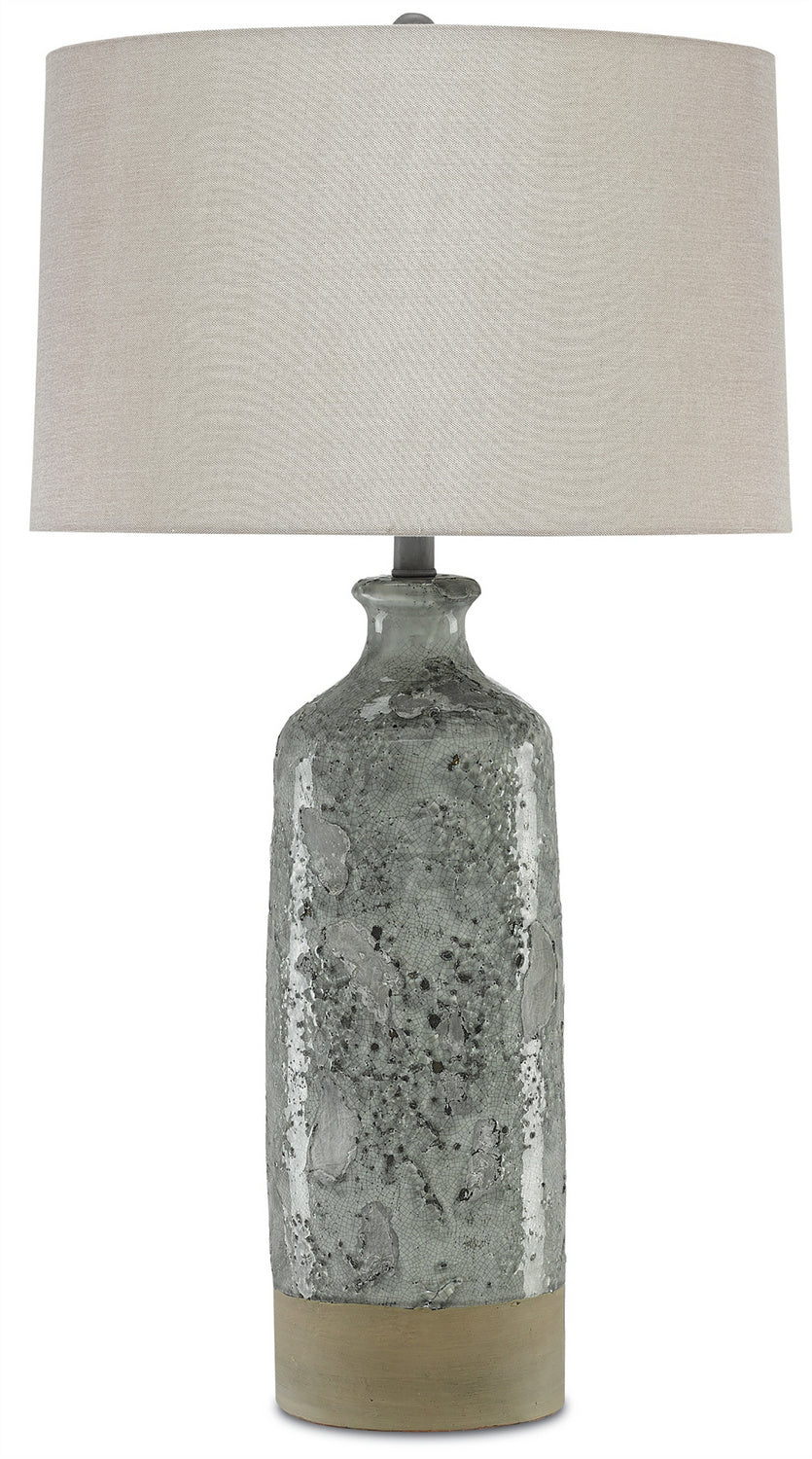 Currey and Company - 6000-0208 - One Light Table Lamp - Stargazer - Celadon Crackle/Gray