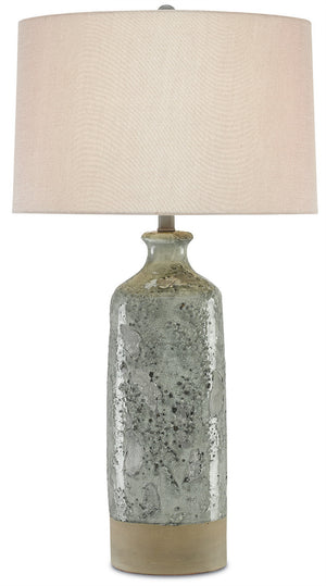 Currey and Company - 6000-0208 - One Light Table Lamp - Stargazer - Celadon Crackle/Gray