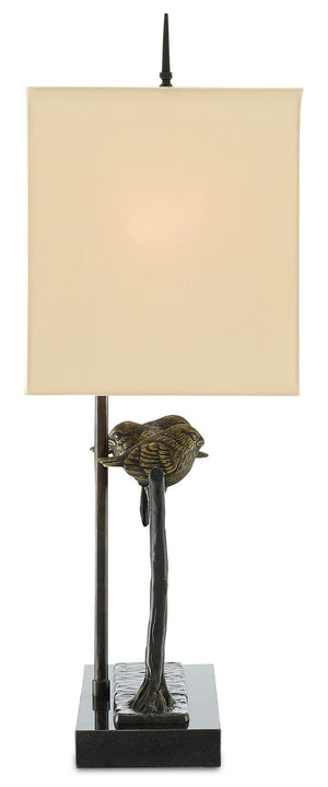 Currey and Company - 6000-0240 - Two Light Table Lamp - Sparrow - Bronze/Black