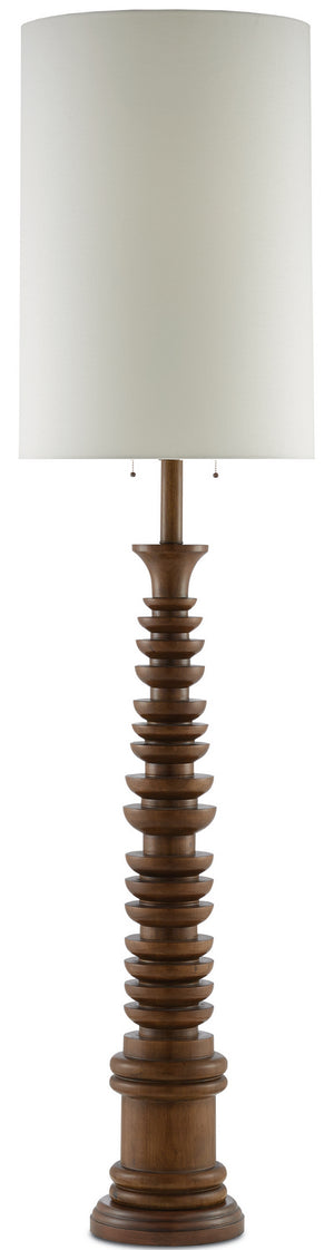 Currey and Company - 8000-0034 - Two Light Floor Lamp - Phyllis Morris - Natural