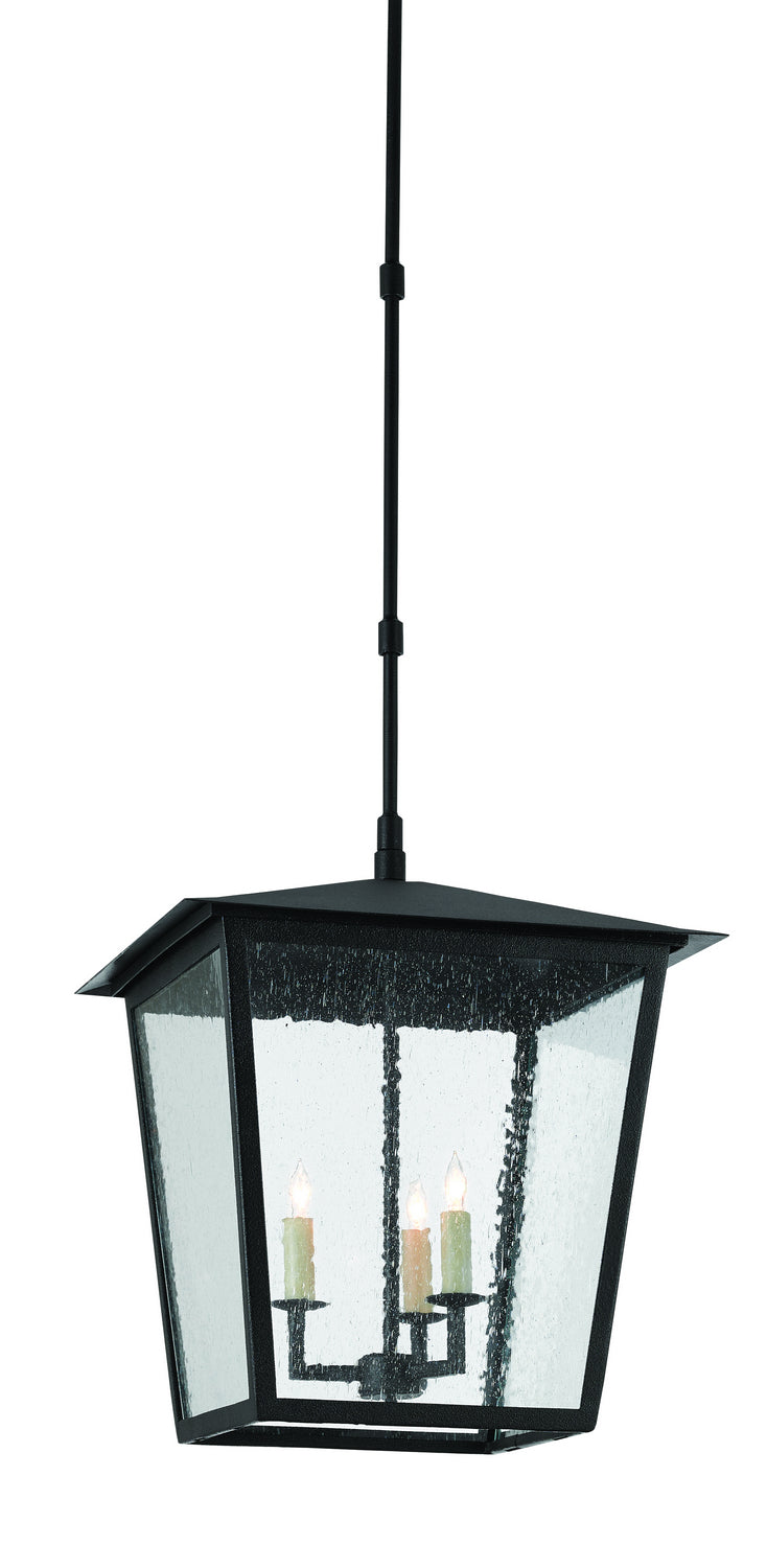 Currey and Company - 9500-0002 - Three Light Outdoor Lantern - Bening - Midnight