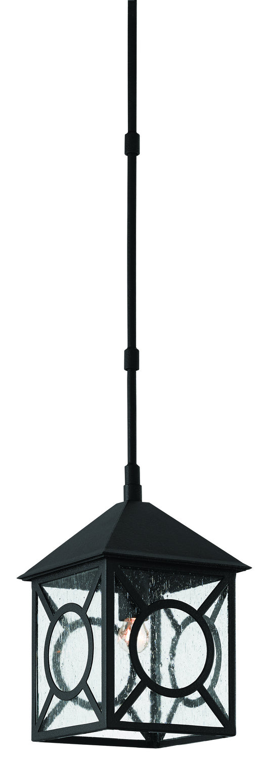 Currey and Company - 9500-0007 - One Light Outdoor Lantern - Ripley - Midnight