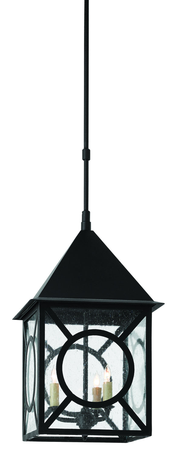 Currey and Company - 9500-0008 - Three Light Outdoor Lantern - Ripley - Midnight