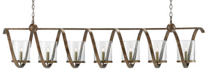 Currey and Company - 9000-0263 - Seven Light Chandelier - Maximus - Pyrite Bronze