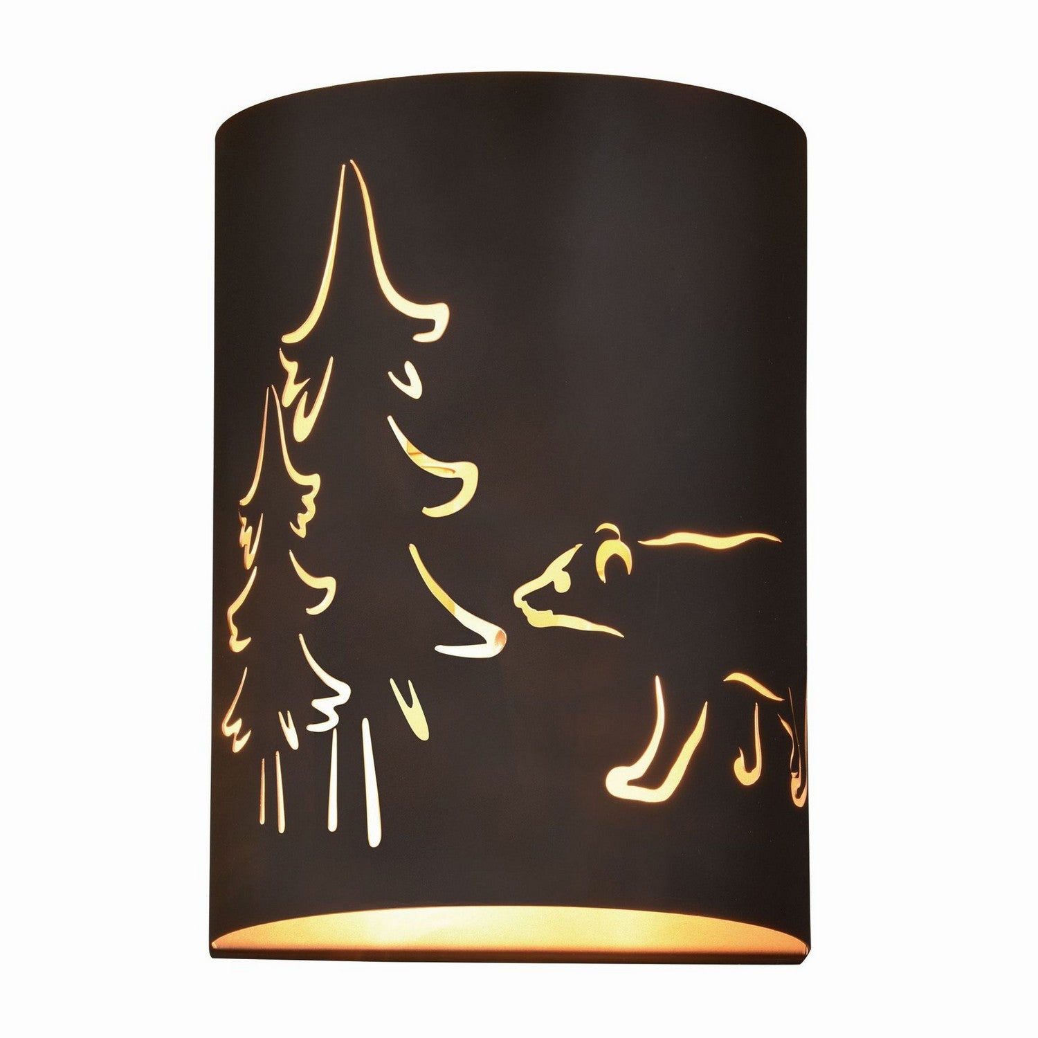 Vaxcel - W0277 - Two Light Wall Sconce - Katmai - Noble Bronze/Brass Gold