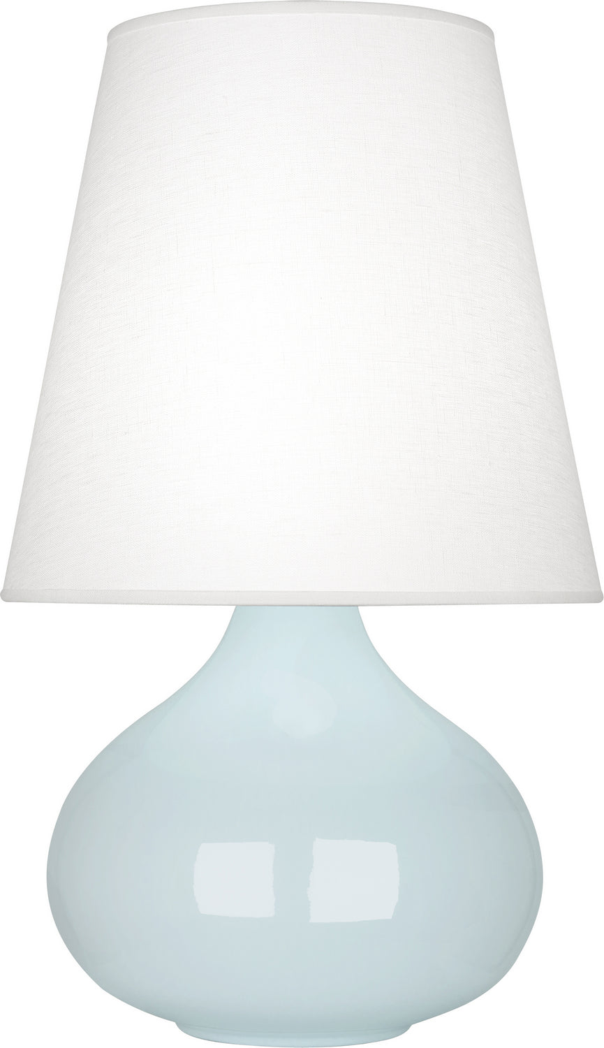 Robert Abbey - BB93 - One Light Accent Lamp - June - Baby Blue Glazed Ceramic