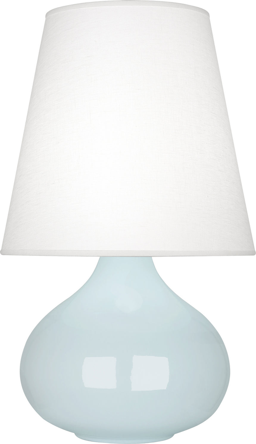 Robert Abbey - BB93 - One Light Accent Lamp - Small June - Baby Blue Glazed Ceramic