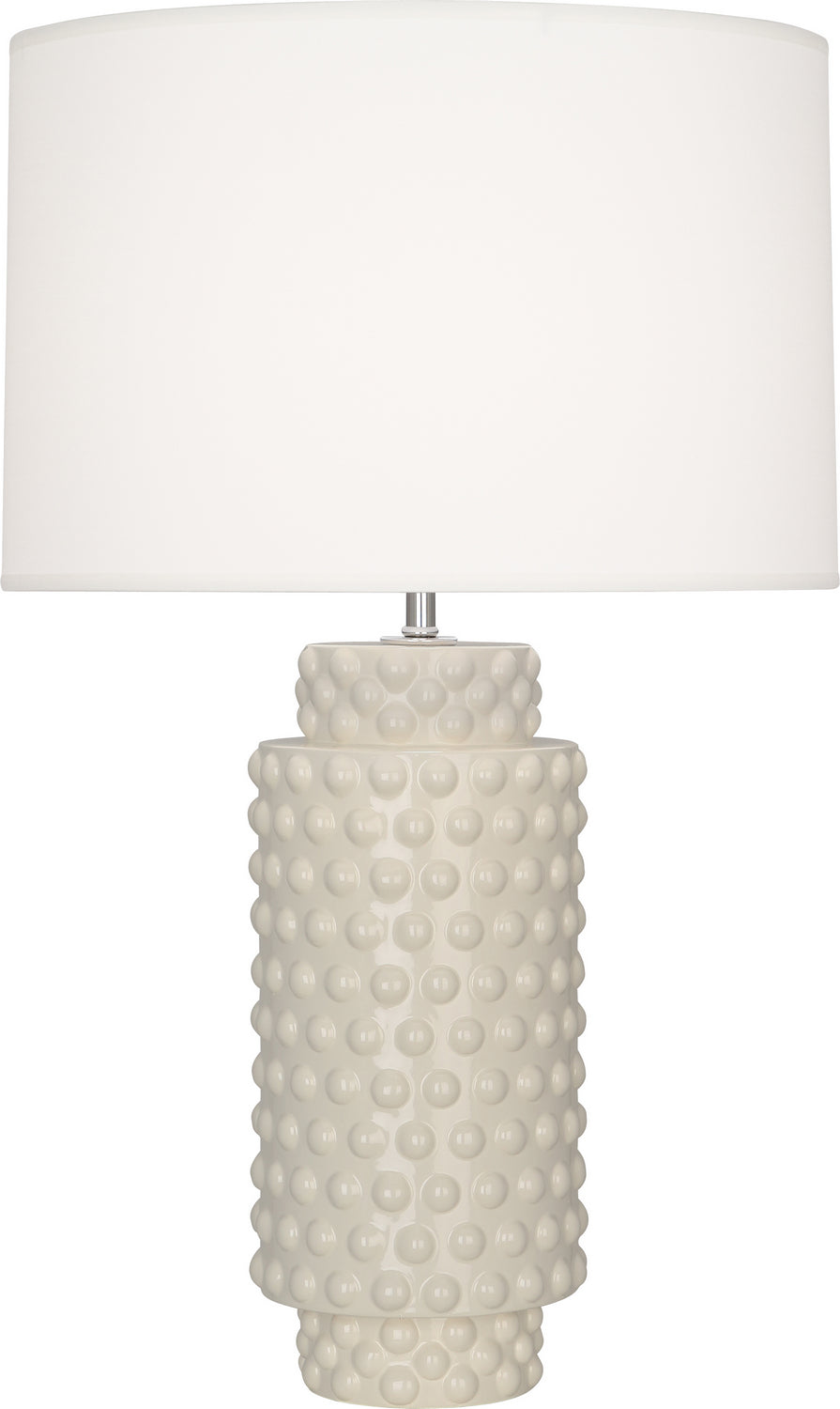 Robert Abbey - BN800 - One Light Table Lamp - Dolly - Bone Glazed Textured Ceramic