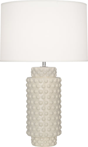 Robert Abbey - BN800 - One Light Table Lamp - Dolly - Bone Glazed Textured Ceramic