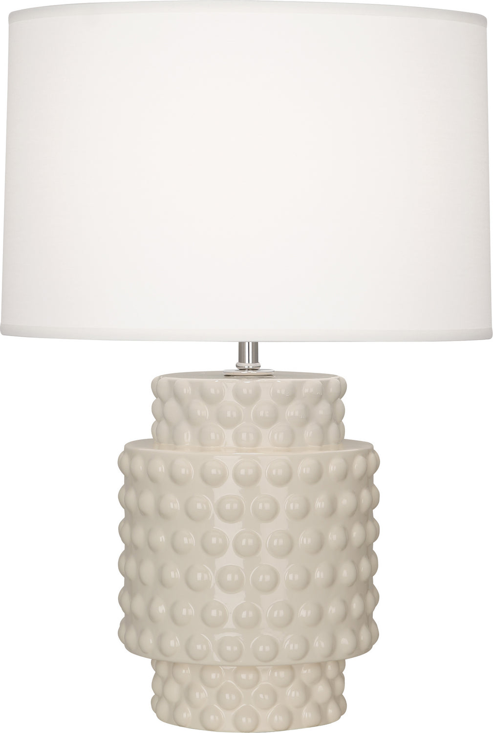 Robert Abbey - BN801 - One Light Accent Lamp - Small Dolly - Bone Glazed Textured Ceramic