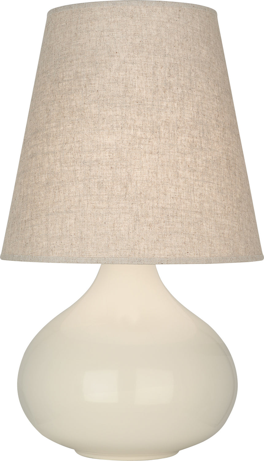 Robert Abbey - BN91 - One Light Accent Lamp - June - Bone Glazed Ceramic