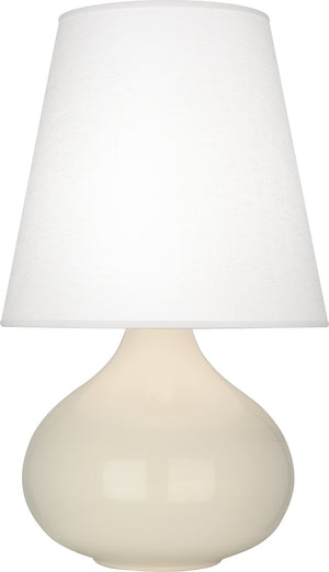 Robert Abbey - BN93 - One Light Accent Lamp - June - Bone Glazed Ceramic