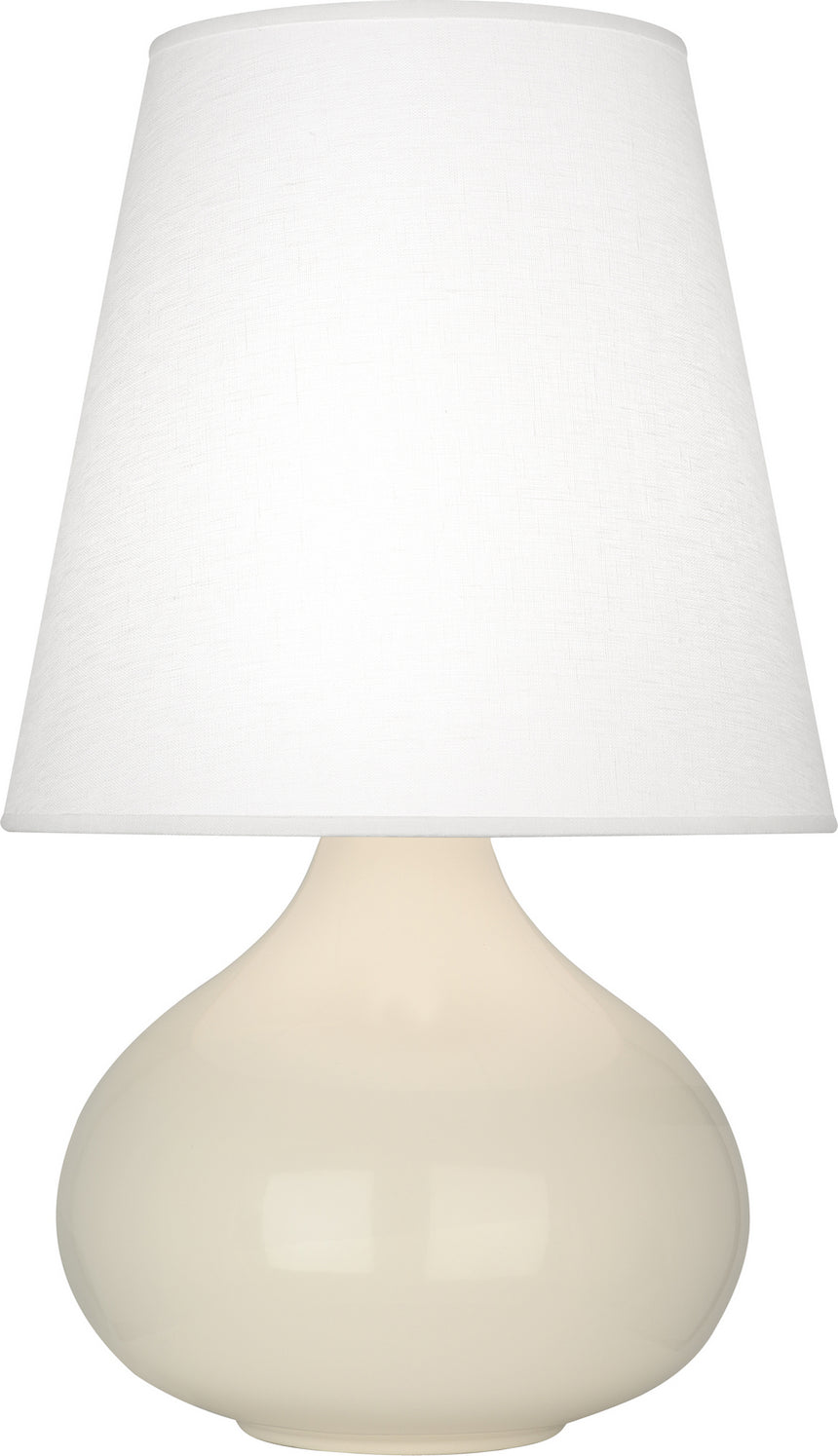 Robert Abbey - BN93 - One Light Accent Lamp - Small June - Bone Glazed Ceramic