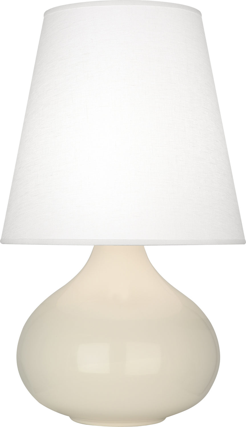 Robert Abbey - BN93 - One Light Accent Lamp - June - Bone Glazed Ceramic