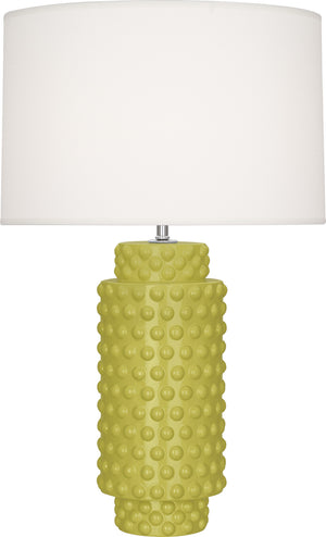 Robert Abbey - CI800 - One Light Table Lamp - Dolly - Citron Glazed Textured Ceramic