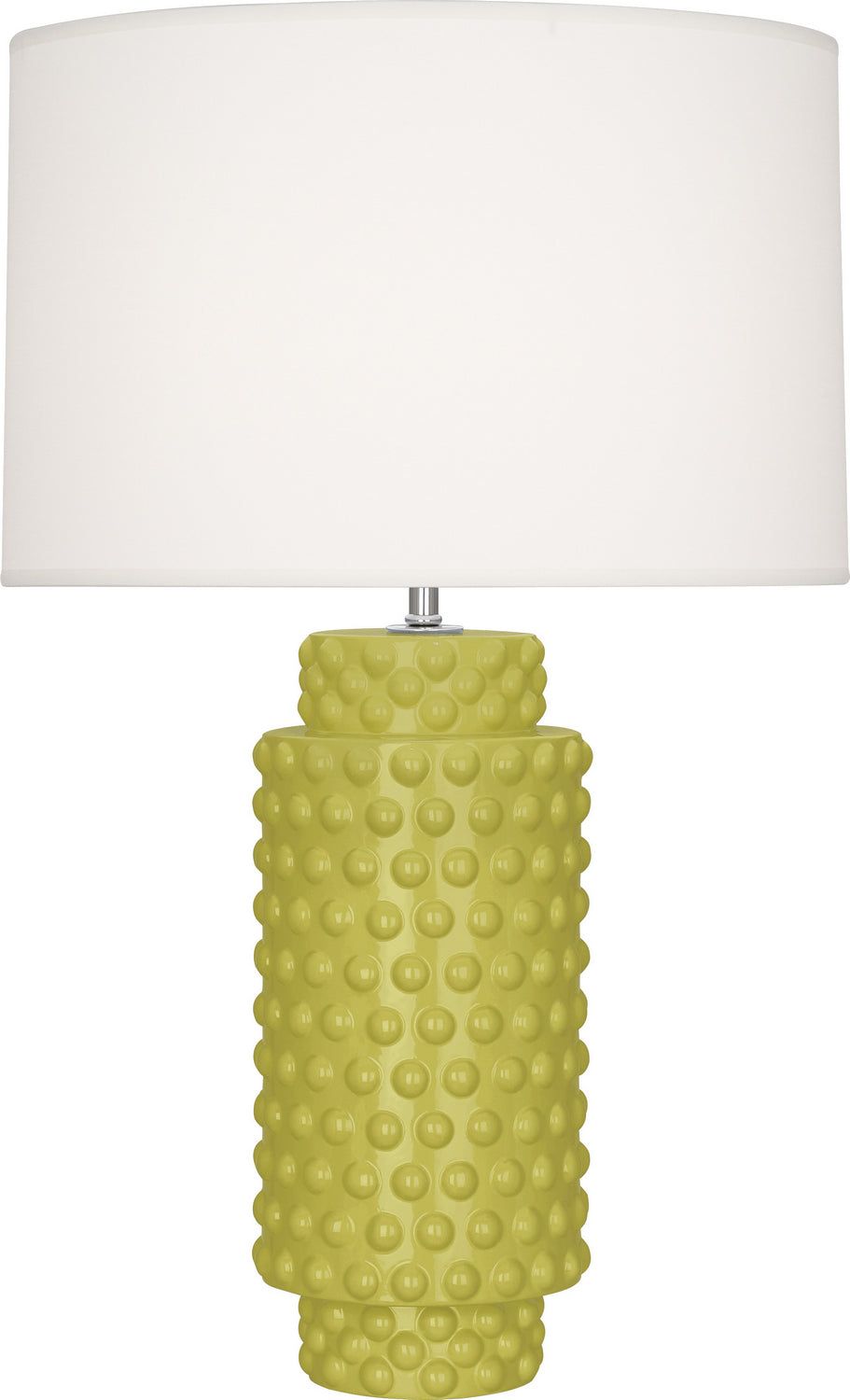 Robert Abbey - CI800 - One Light Table Lamp - Dolly - Citron Glazed Textured Ceramic