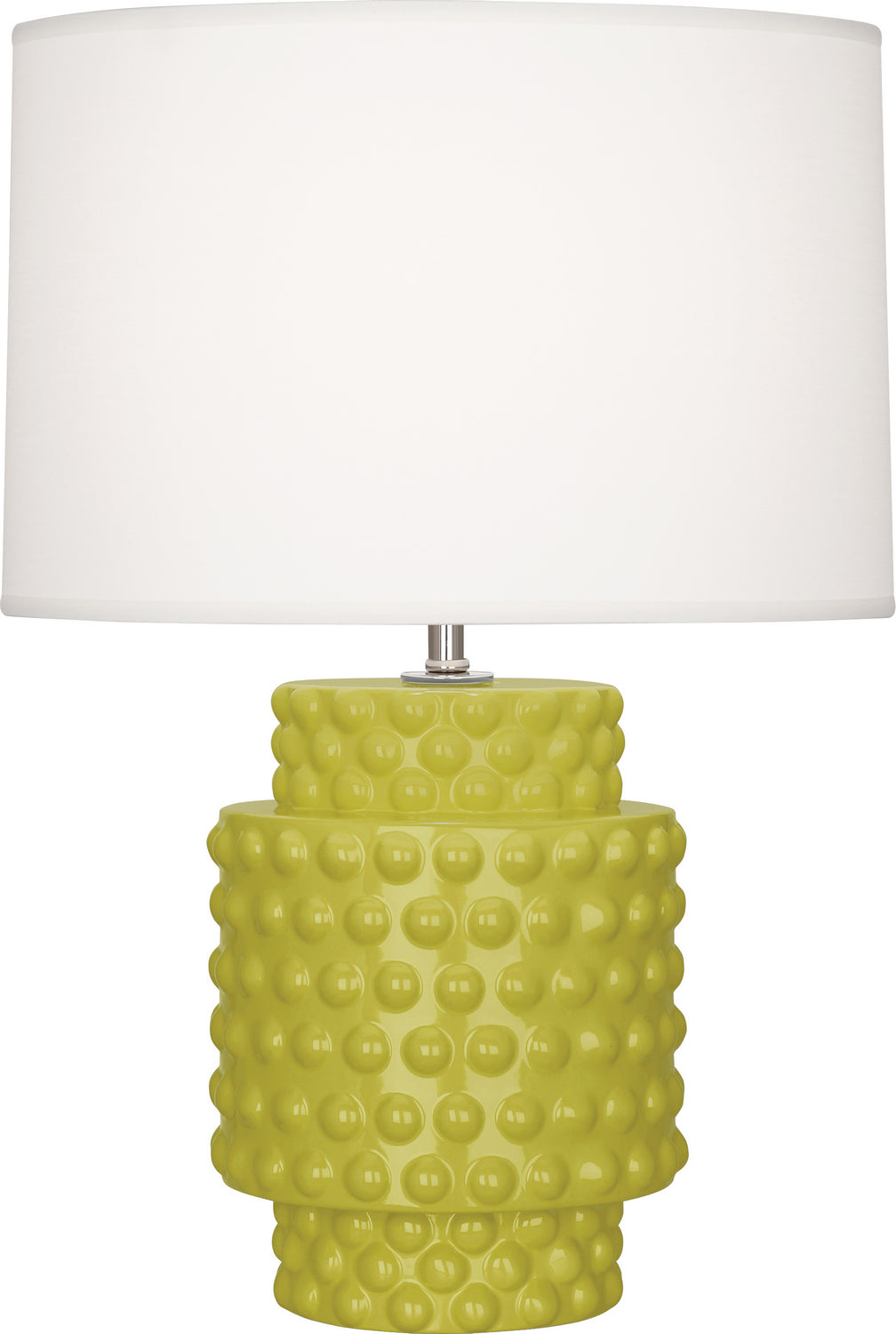 Robert Abbey - CI801 - One Light Accent Lamp - Small Dolly - Citron Glazed Textured Ceramic