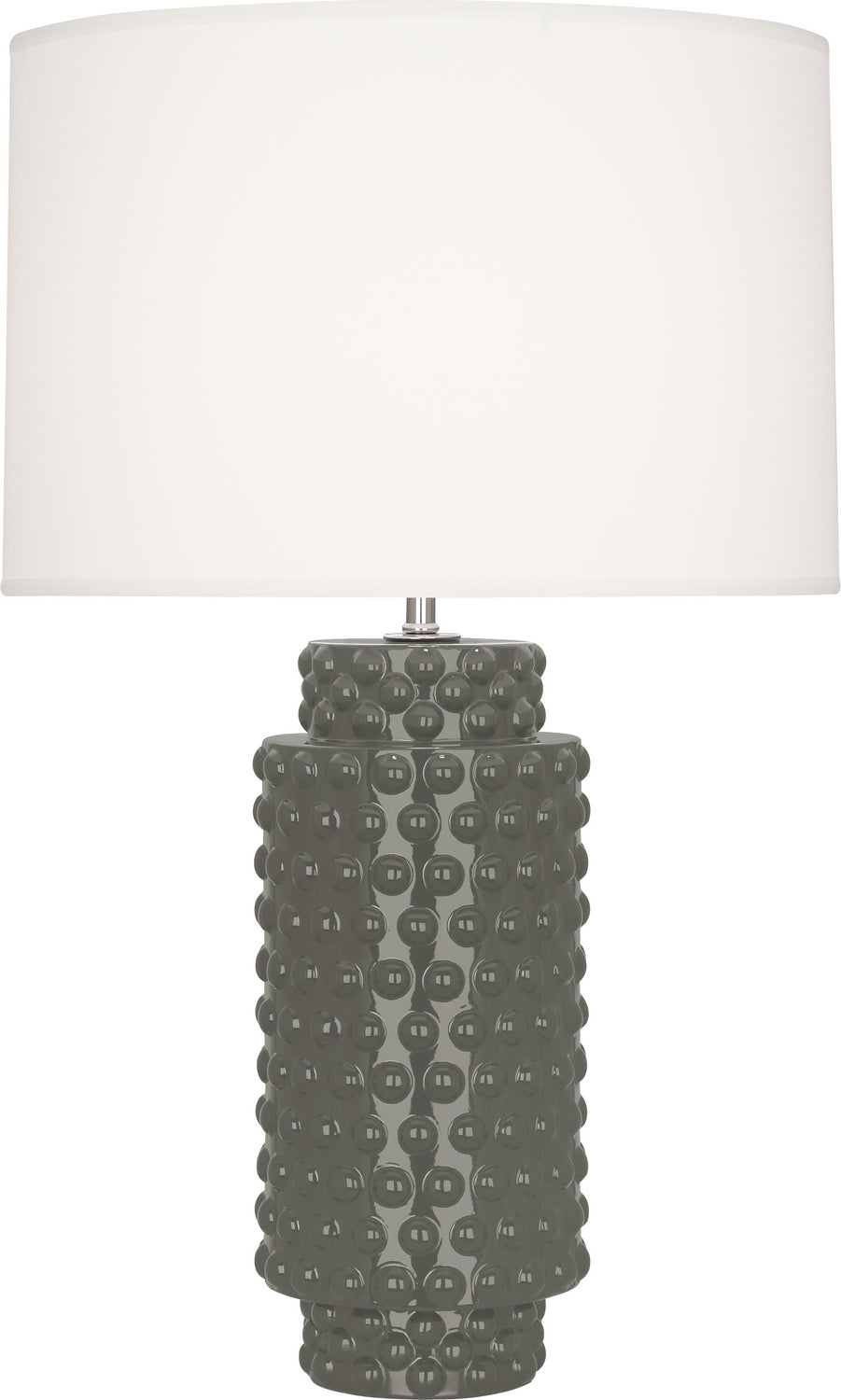 Robert Abbey - CR800 - One Light Table Lamp - Dolly - Ash Glazed Textured Ceramic