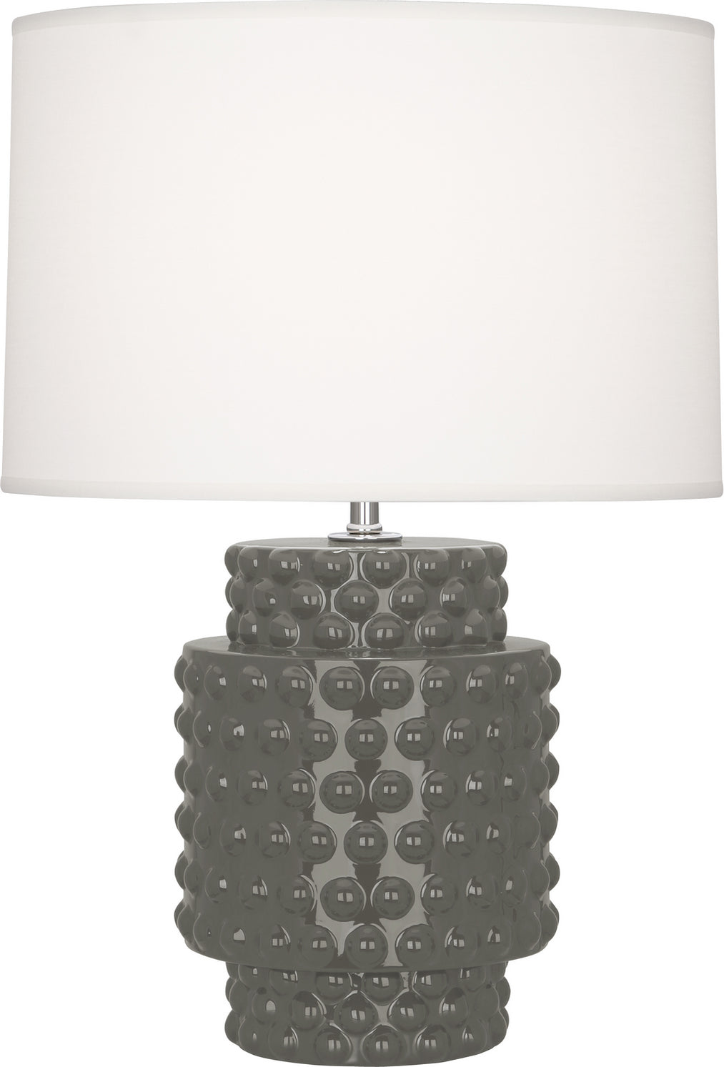 Robert Abbey - CR801 - One Light Accent Lamp - Small Dolly - Ash Glazed Textured Ceramic