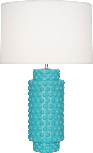 Robert Abbey - EB800 - One Light Table Lamp - Dolly - Egg Blue Glazed Textured Ceramic