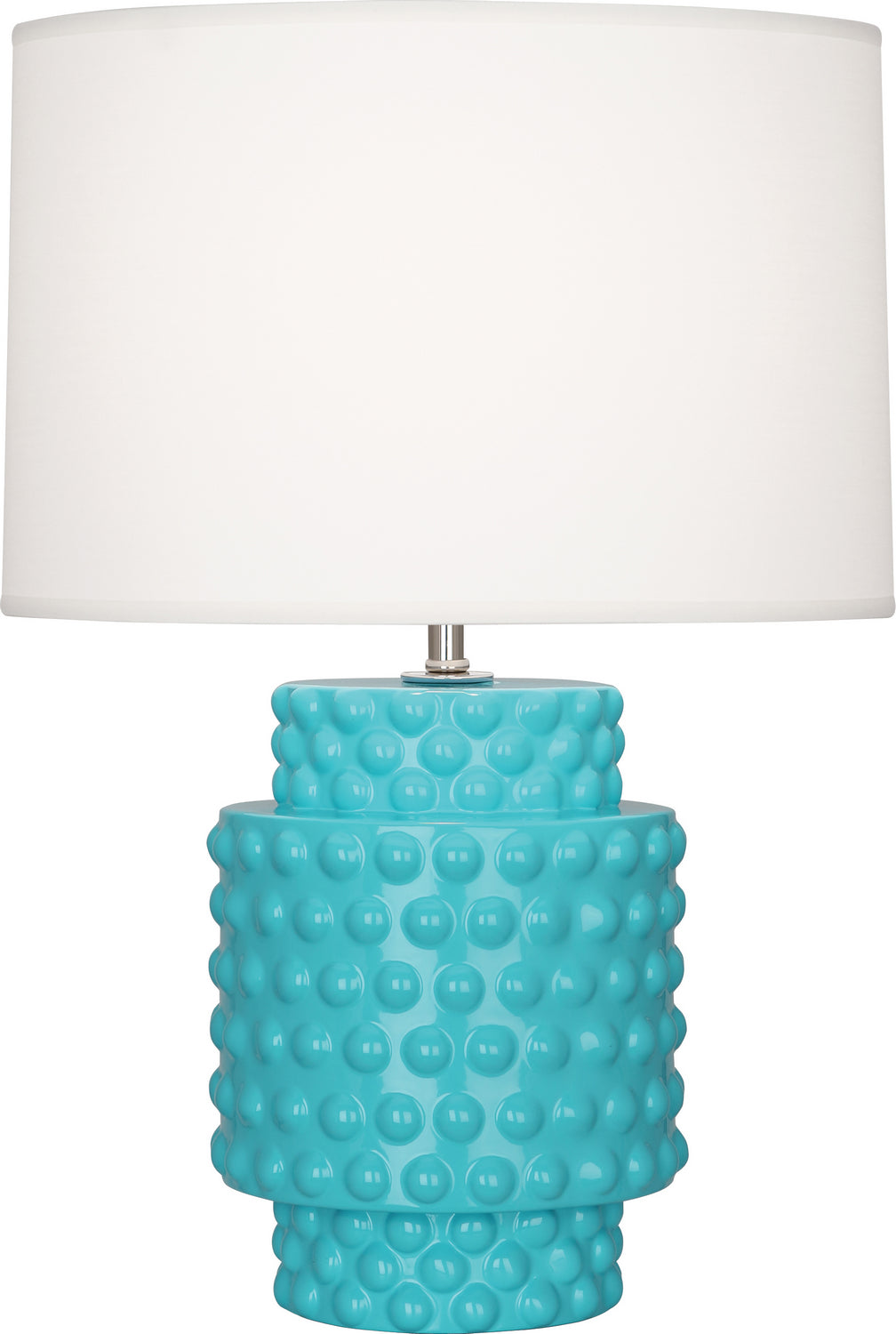 Robert Abbey - EB801 - One Light Accent Lamp - Small Dolly - Egg Blue Glazed Textured Ceramic