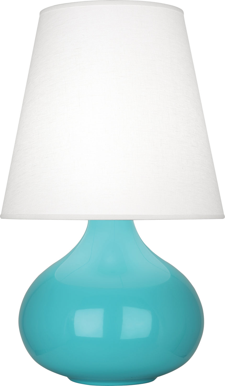 Robert Abbey - EB93 - One Light Accent Lamp - Small June - Egg Blue Glazed Ceramic