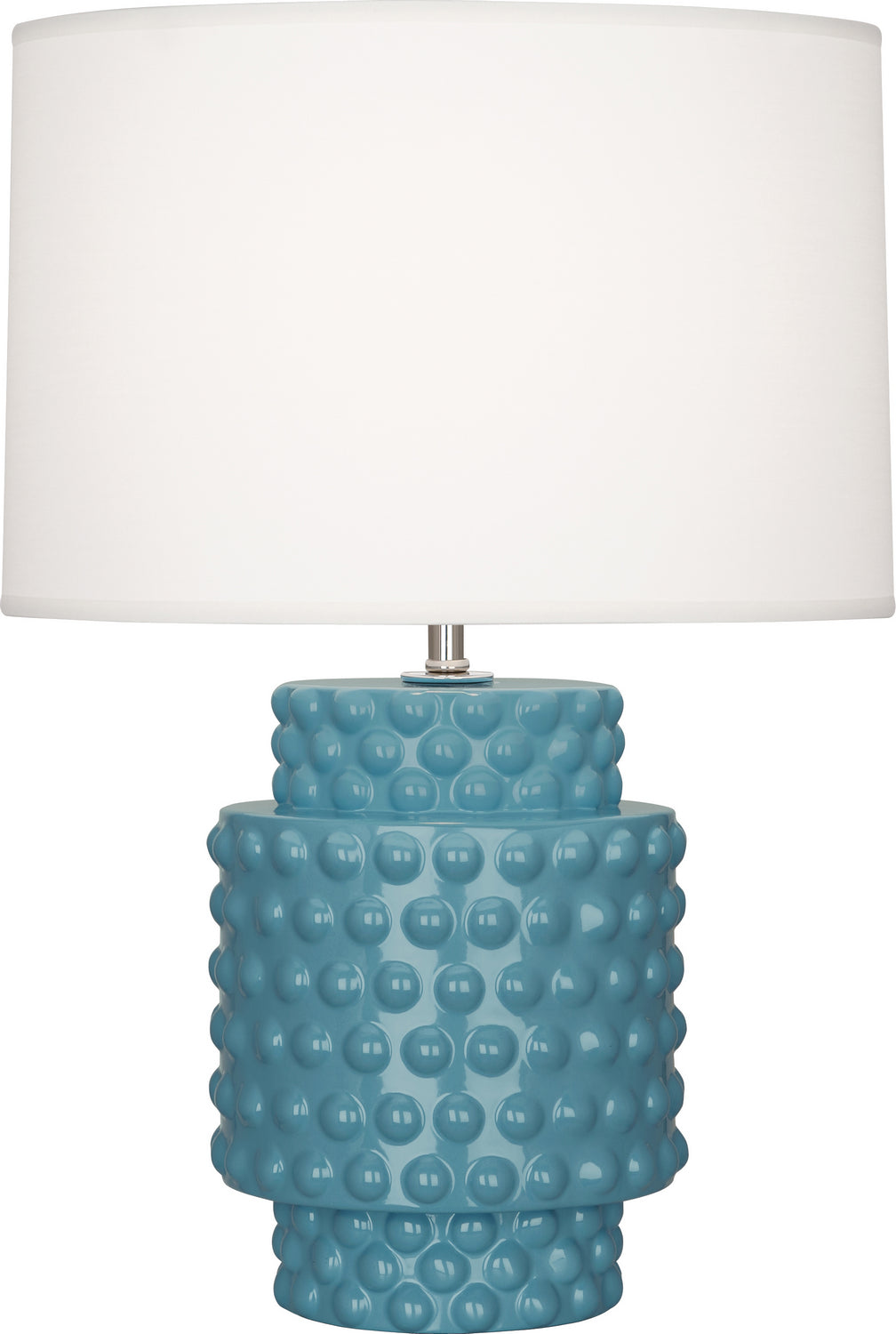 Robert Abbey - OB801 - One Light Accent Lamp - Small Dolly - Steel Blue Glazed Textured Ceramic