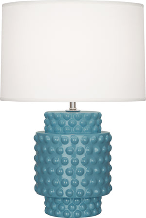 Robert Abbey - OB801 - One Light Accent Lamp - Dolly - Steel Blue Glazed Textured Ceramic