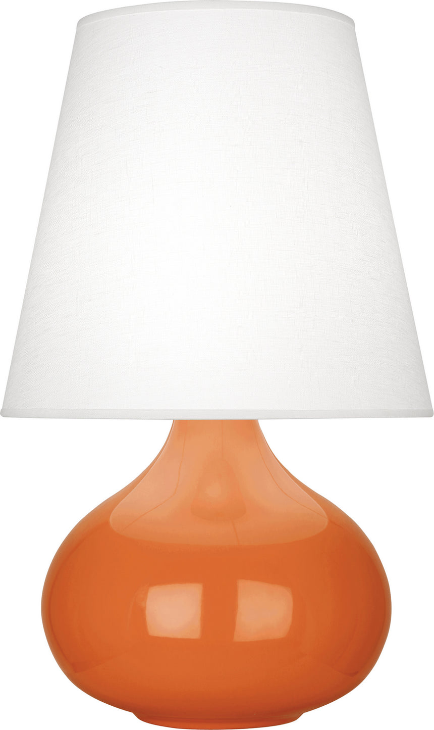 Robert Abbey - PM93 - One Light Accent Lamp - Small June - Pumpkin Glazed Ceramic