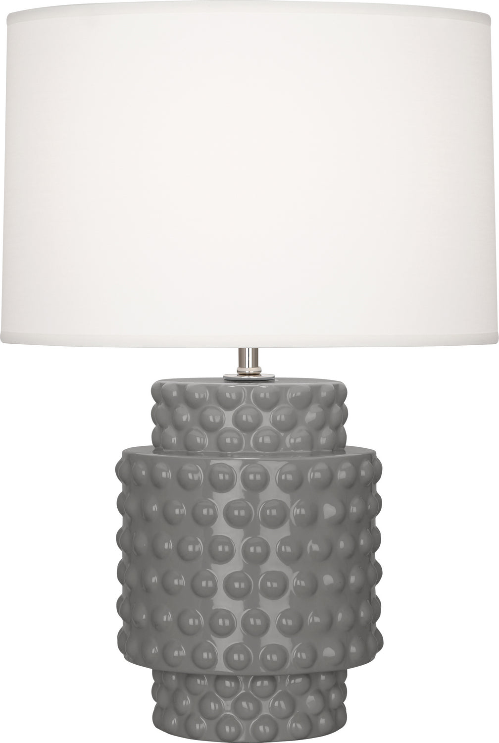 Robert Abbey - ST801 - One Light Accent Lamp - Small Dolly - Smokey Taupe Glazed Textured Ceramic