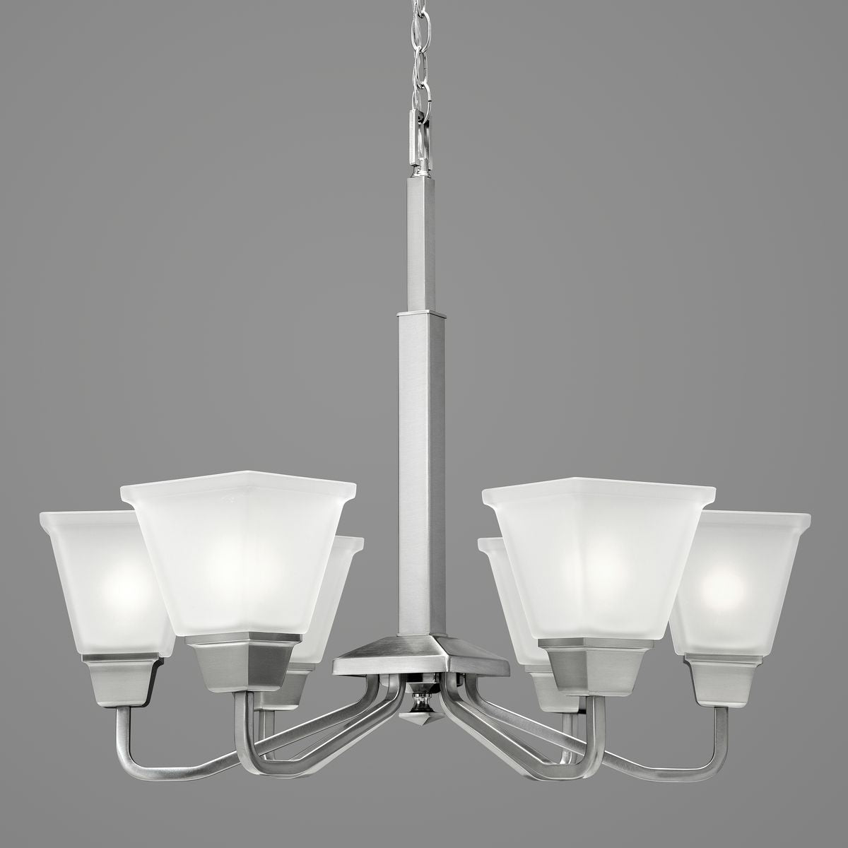 Progress Lighting - P400119-009 - Six Light Chandelier - Clifton Heights - Brushed Nickel