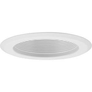 Progress Lighting - P868-28 - 5" Recessed Step Baffle Trim for 5" Housing - Recessed - White