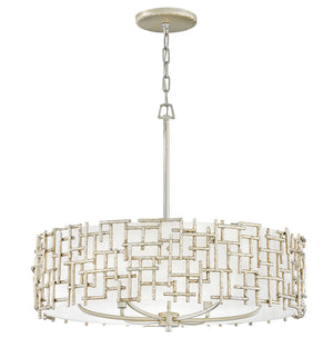 Fredrick Ramond - FR33104SLF - LED Chandelier - Farrah - Silver Leaf