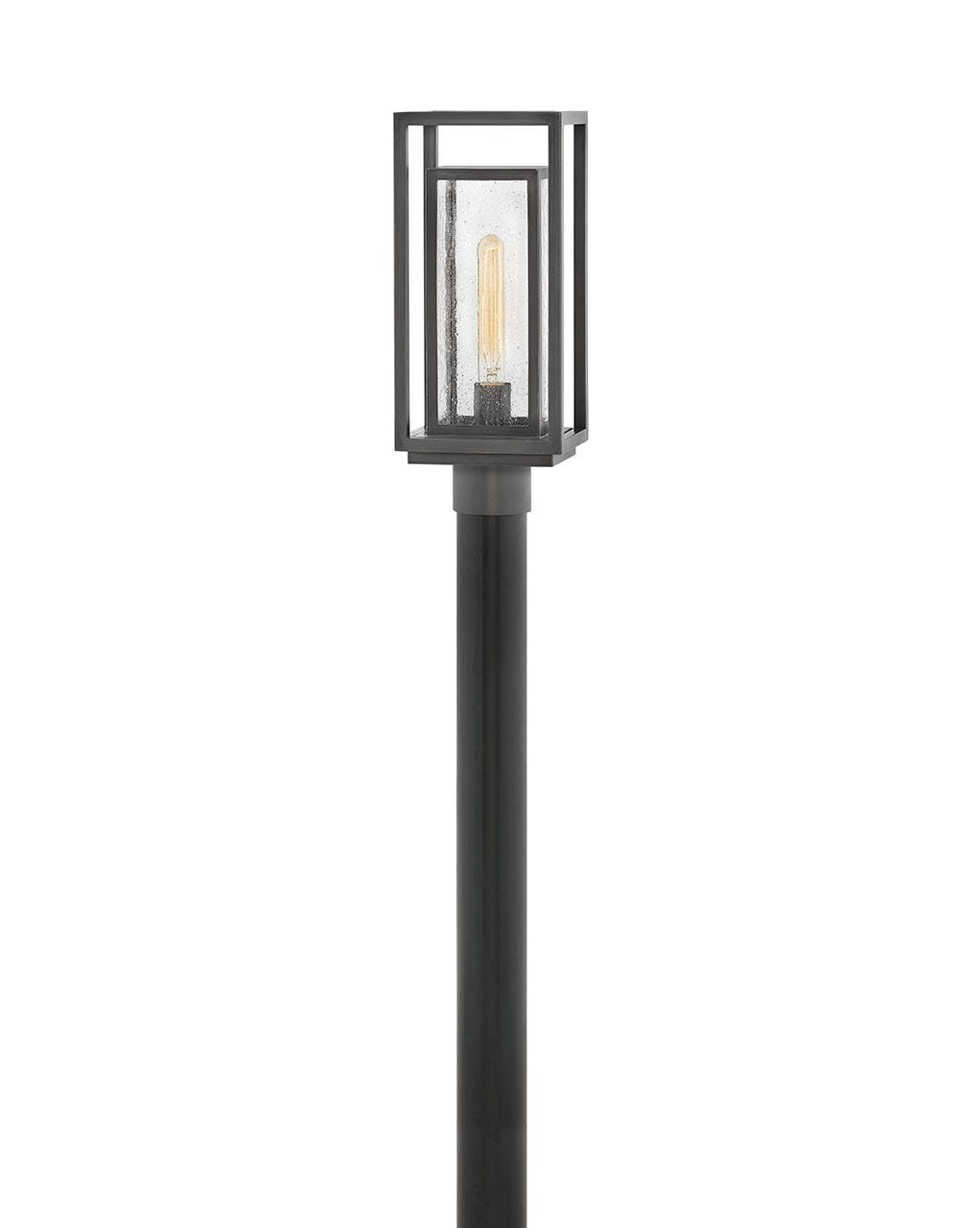 Hinkley - 1001OZ - LED Post Top or Pier Mount Lantern - Republic - Oil Rubbed Bronze