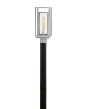 Hinkley - 1001SI - LED Post Top or Pier Mount Lantern - Republic - Satin Nickel