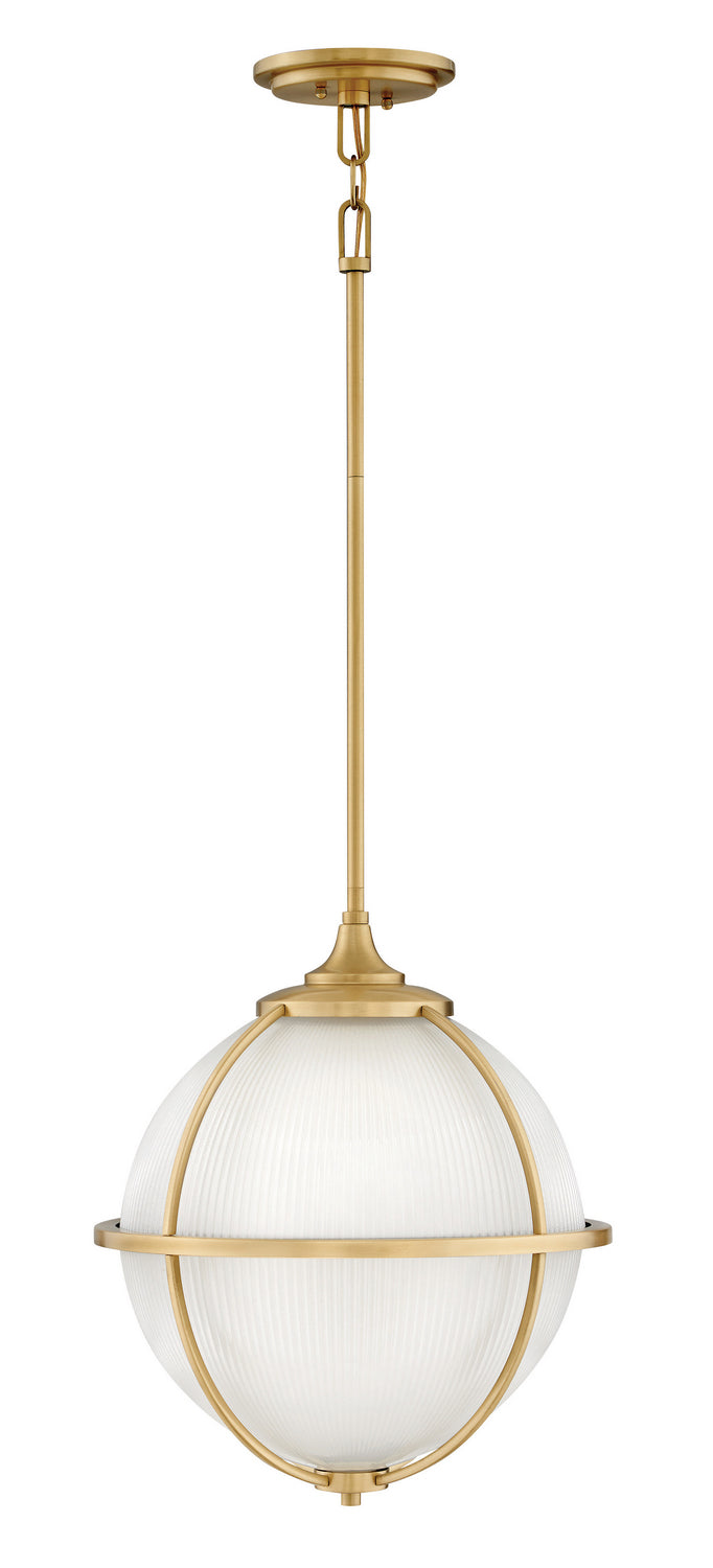 Hinkley - 4744SA - LED Pendant - Odeon - Satin Brass