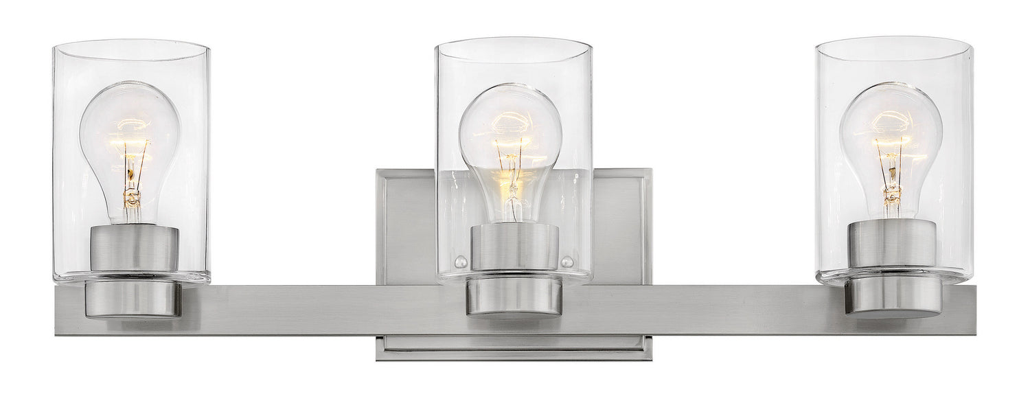 Hinkley - 5053BN-CL - Bathroom Vanity Light - Miley - Brushed Nickel