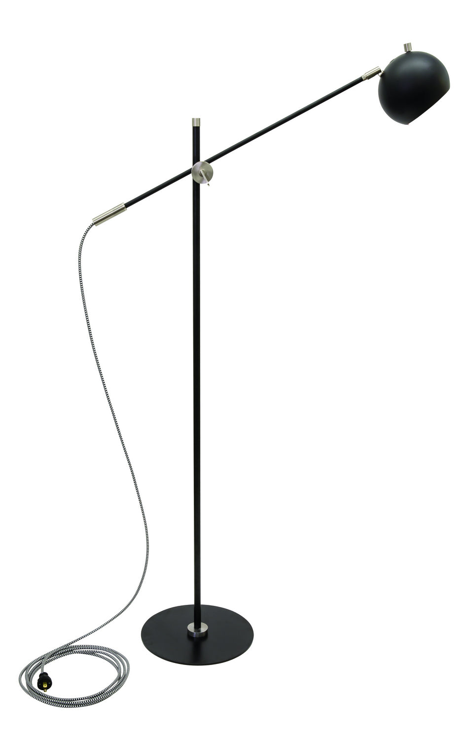 House of Troy - OR700-BLKSN - LED Floor Lamp - Orwell - Black/Satin Nickel