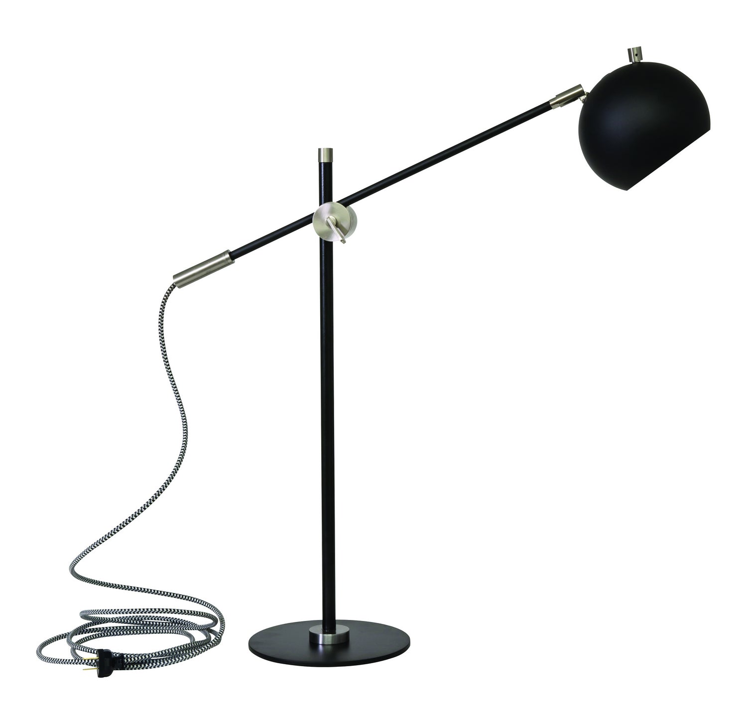 House of Troy - OR750-BLKSN - LED Table Lamp - Orwell - Black with Satin Nickel Accents