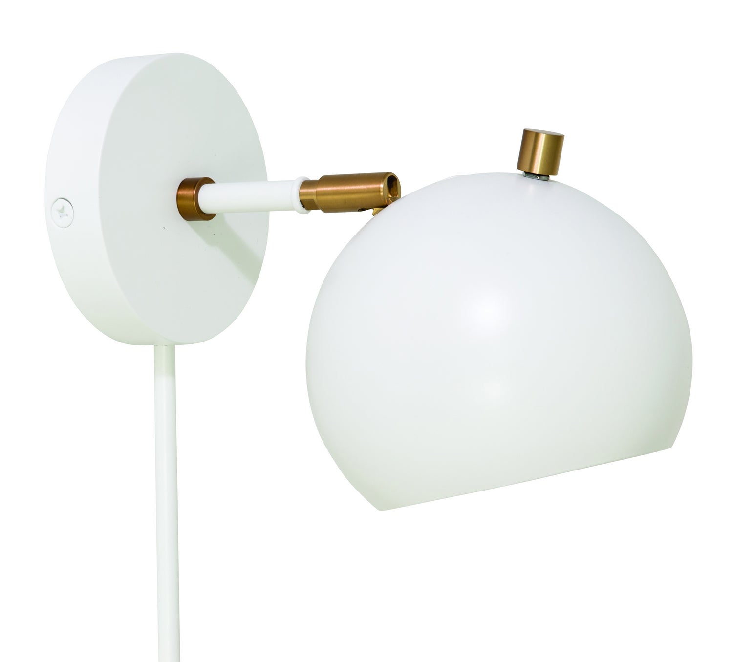 House of Troy - OR775-WTWB - LED Wall Sconce - Orwell - White with Weathered Brass Accents