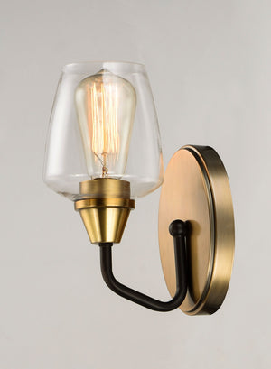 Maxim - 26121CLBZAB - One Light Wall Sconce - Goblet - Bronze / Antique Brass