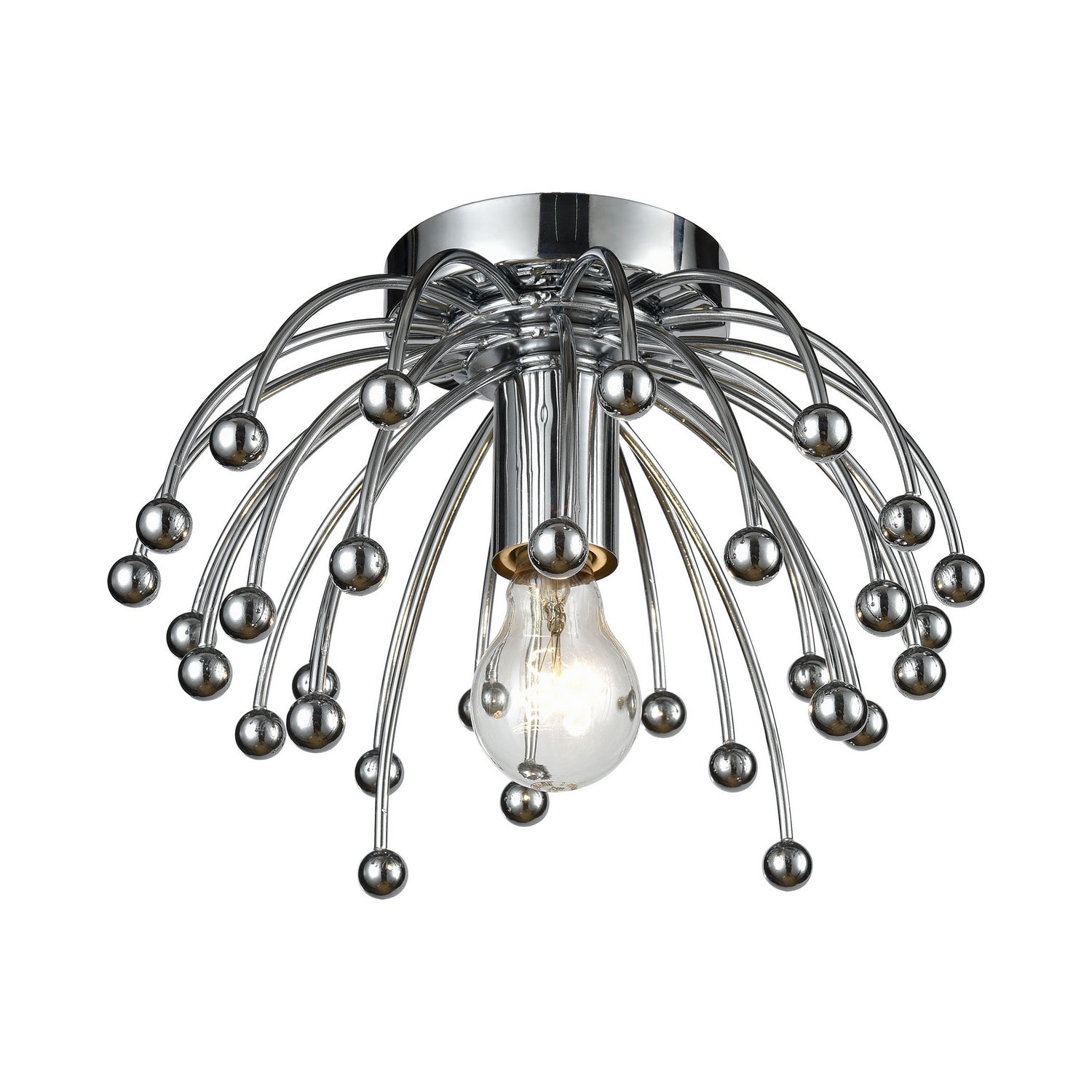 ELK Home - 1223-003 - One Light Flush Mount - Momotombo - Chrome