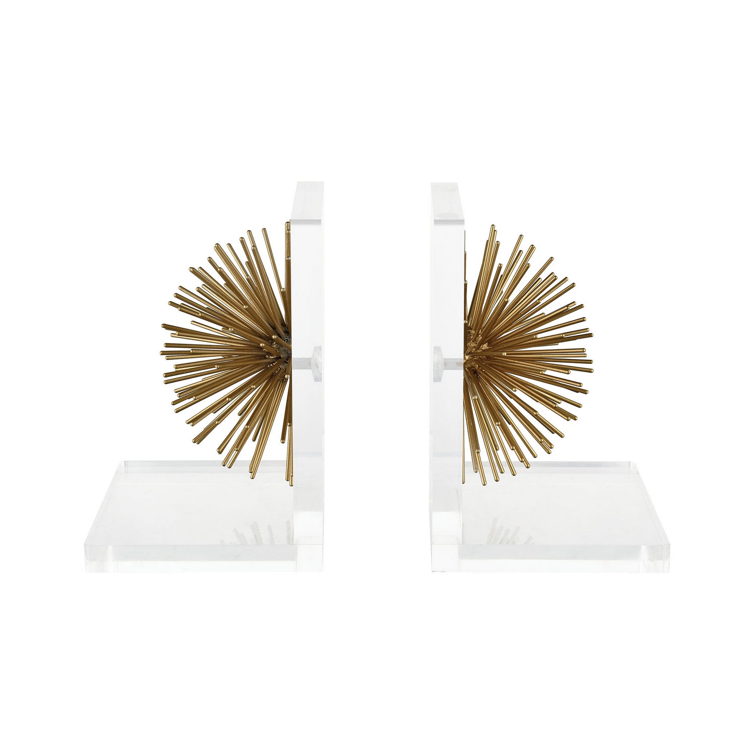 ELK Home - 351-10564/S2 - Bookend - Set of 2 - Glint - Gold