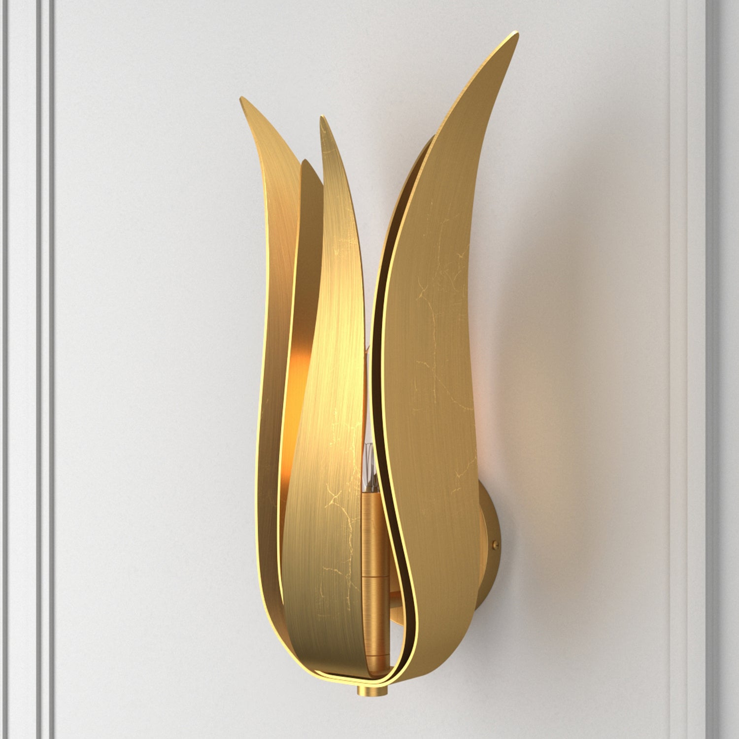 Crystorama - 511-GA - One Light Wall Sconce - Broche - Antique Gold