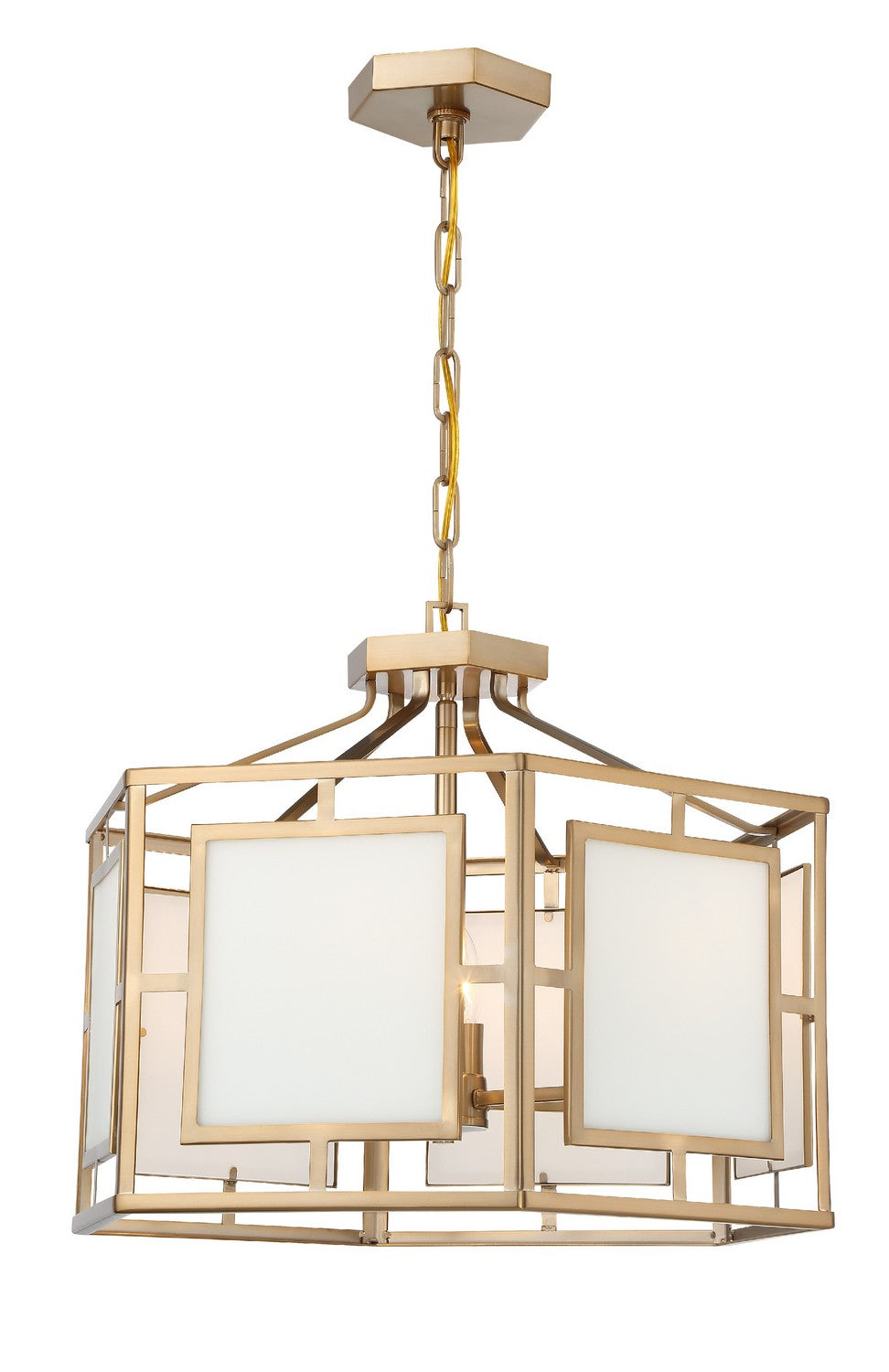 Crystorama - HIL-995-VG - Six Light Chandelier - Hillcrest - Vibrant Gold