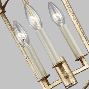 Visual Comfort Studio - F3321/3ADB - Three Light Lantern - Thayer - Antique Gild