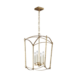 Visual Comfort Studio - F3322/4ADB - Four Light Lantern - Thayer - Antique Gild