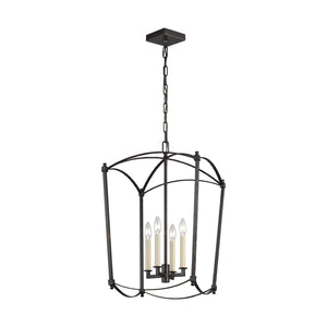 Visual Comfort Studio - F3322/4SMS - Four Light Lantern - Thayer - Smith Steel