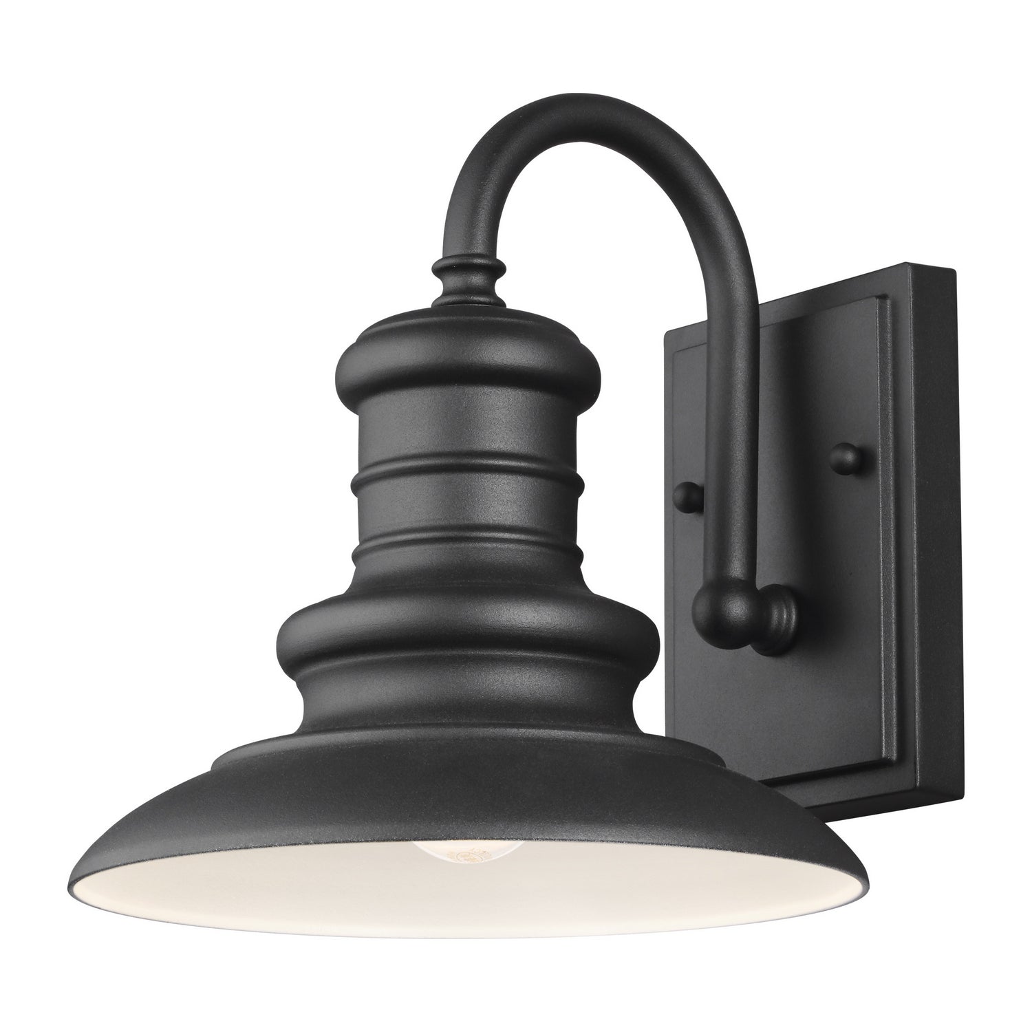 Generation Lighting. - OL8600TXB - One Light Outdoor Wall Lantern - Redding Station - Textured Black